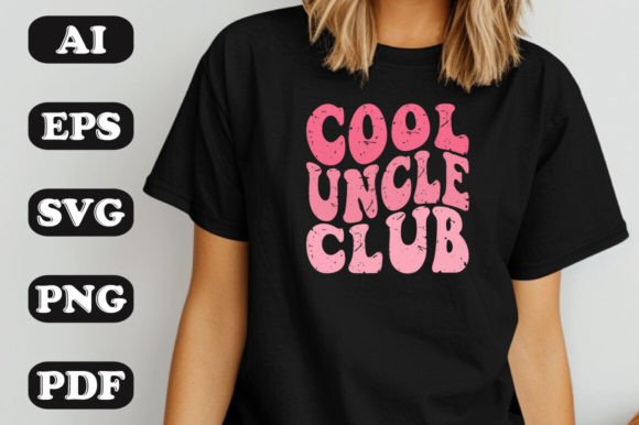 Cool Uncle Club SVG Graphics for T-Shirt Designs