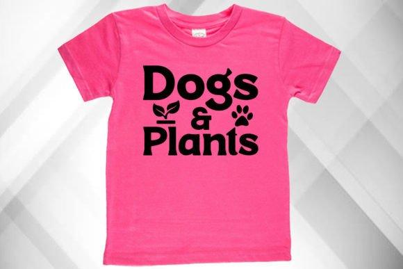 Dogs and Plants TShirt Graphics & T-Shirt Designs