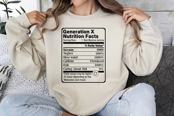 Generation X Unisex Garment-Dyed PNG Graphics